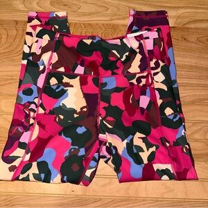 Women’s Reebok Leggings - Pink and Blue Camo | NWT